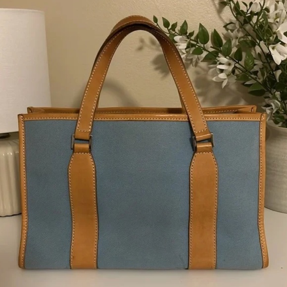 Burberry London Blue Label Canvas Handbag - EUC - Picture 2 of 8